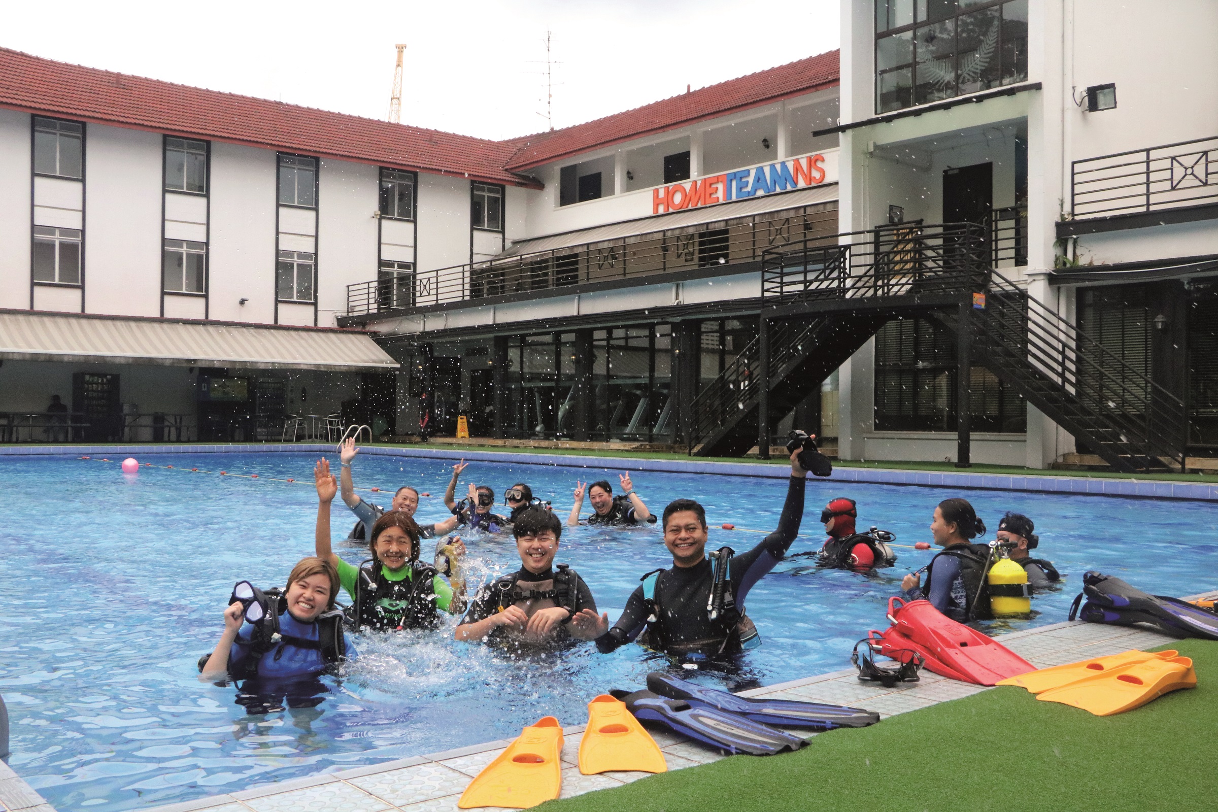 A first-time scuba diver shares his Sembawang Clubhouse experience ...