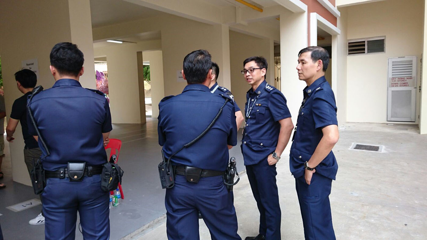 DAC (NS) Lim Kok Hwa (second from right) has been deployed on various missions througout his career.