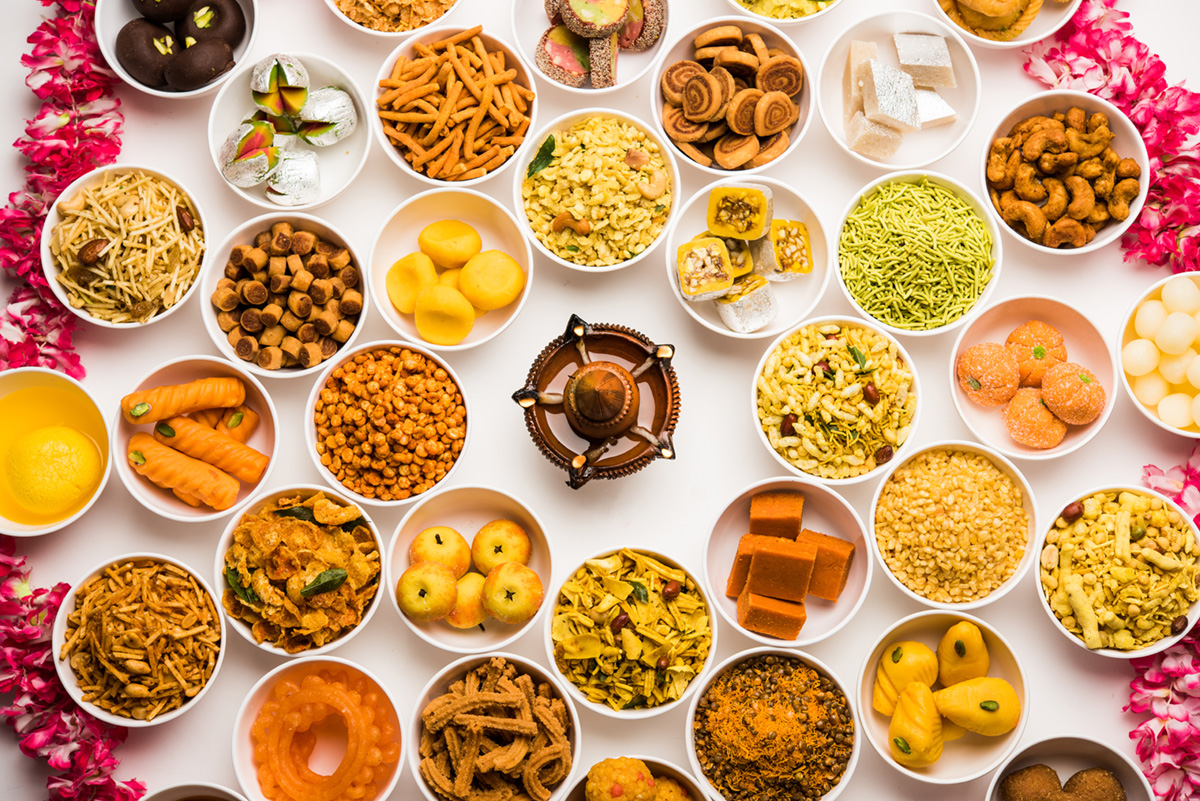 Traditional Indian snacks