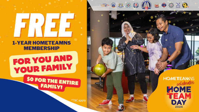 Check out the exclusive perks and benefits we have for our HomeTeamNS members in celebration of the inaugural Home Team Day 2024! Find out more here: https://www.hometeamns.sg/htd2024/