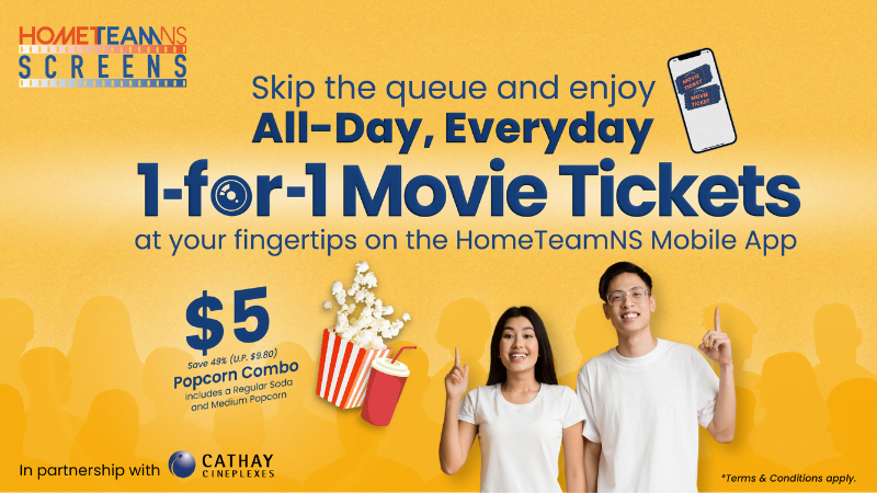 All Day, Everyday 1-for-1 Movie Treats At Cathay Cineplexes