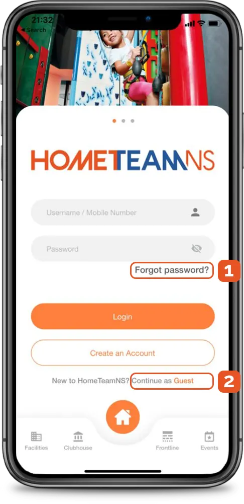 HomeTeamNS Mobile App Mobile App Login