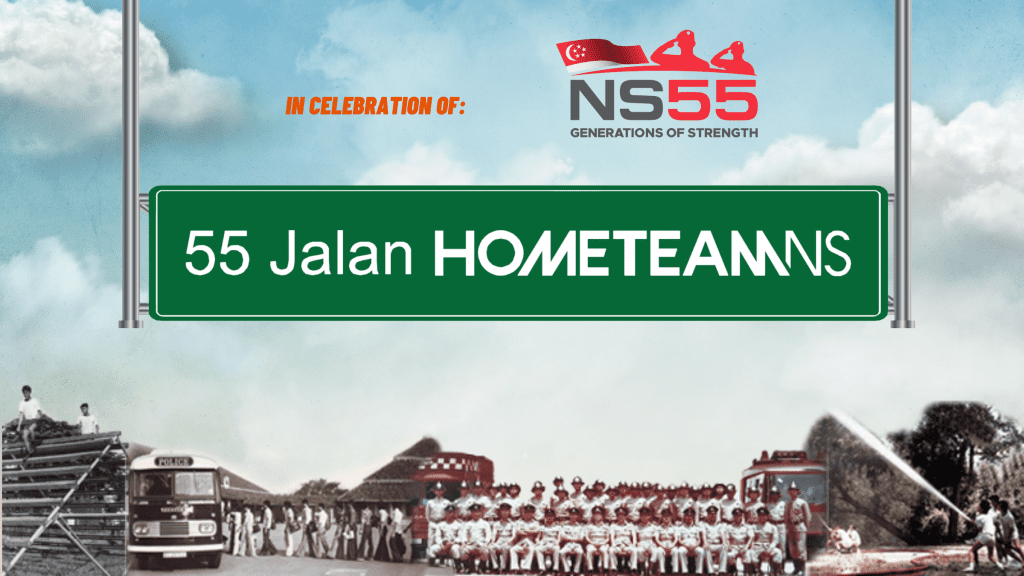 55 Jalan HomeTeamNS In commemoration of
