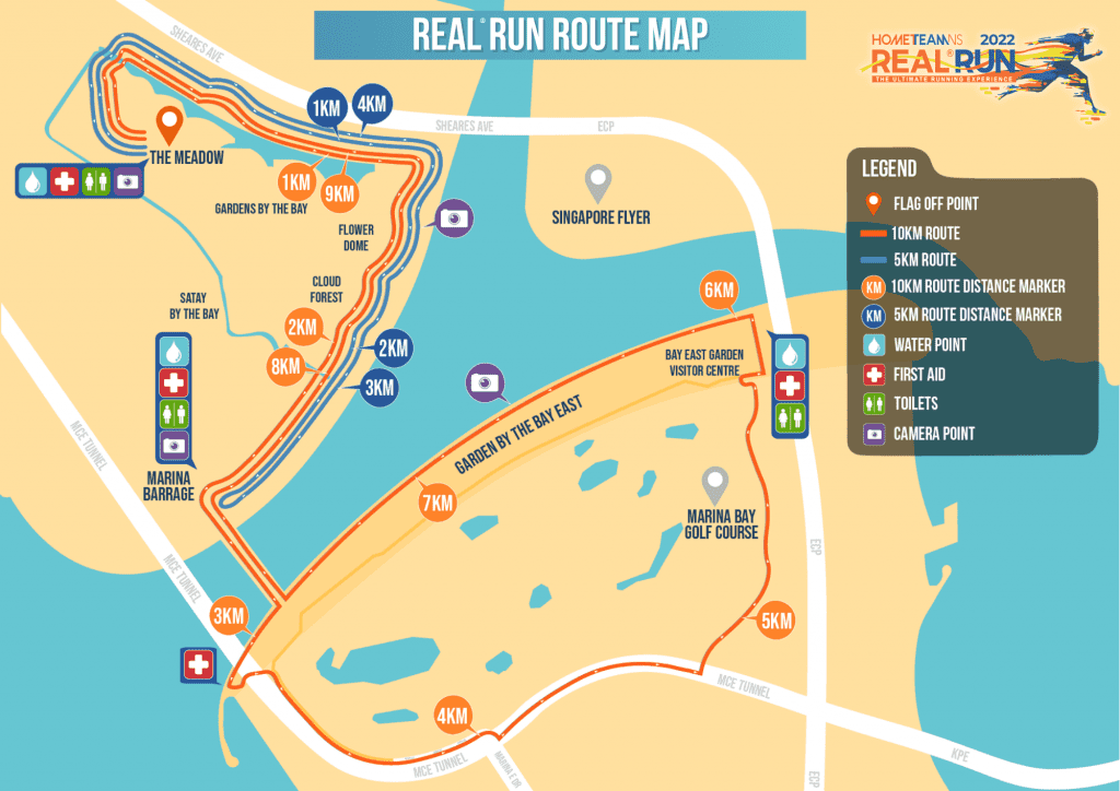 REAL Run 2022 REAL Run Race Route