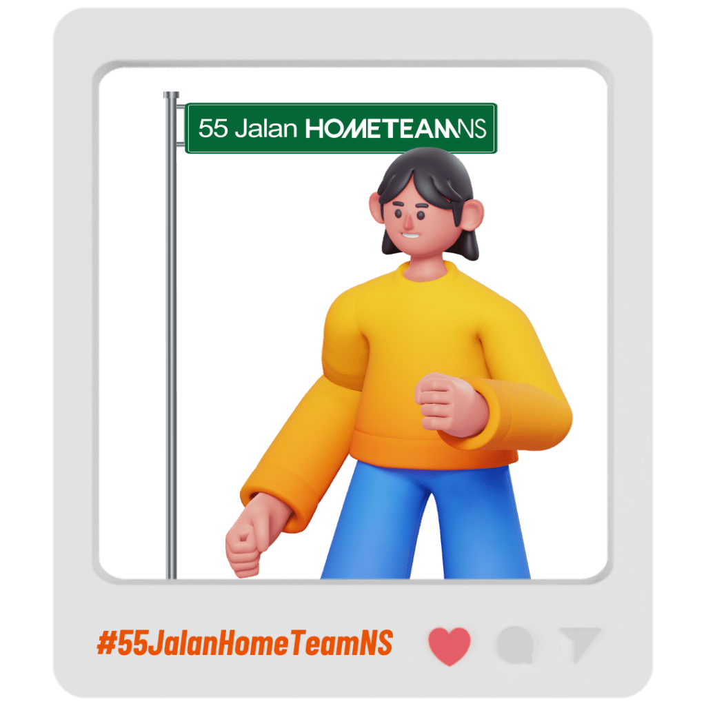 55 Jalan HomeTeamNS (Online Edition) 7 55 Jalan HomeTeamNS Selfie