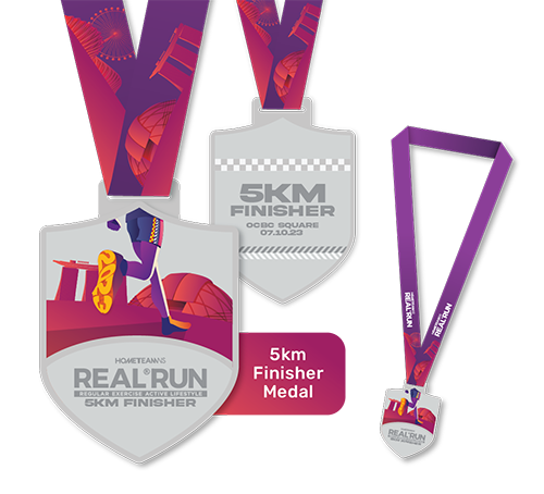 REAL Run 2023 5km Medal