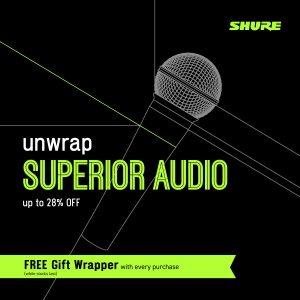 SeeHearLive Singapore Shure Year End Promotion Campaign Facebook