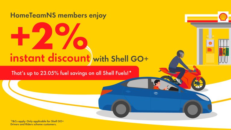 Shell GO+ With HomeTeamNS And Save Up To 22% Fuel
