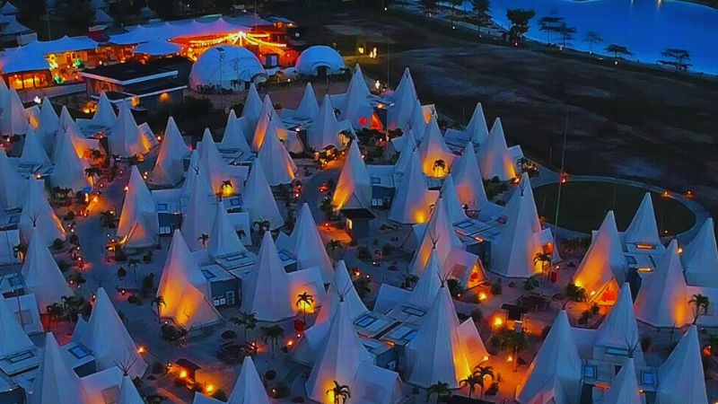 The ANMON Resort Bintan 5 The ANMON Resort Bintan Aerial ANMON in the evening
