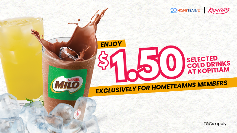 NEW IN! $1.50 Cold Drinks at Kopitiam