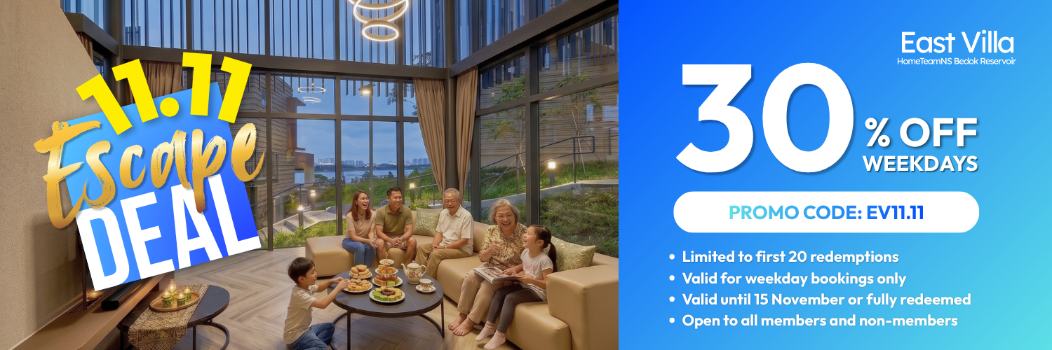East Villa at HomeTeamNS Bedok Reservoir Escape Deals ManCave Villa Marketing 21