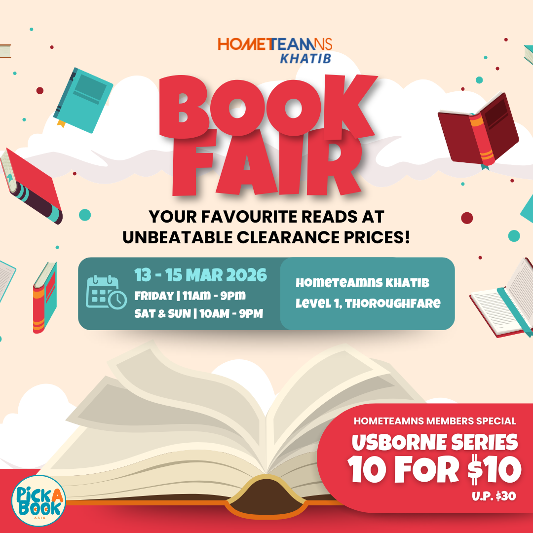 So March Fun! Family Activities at HomeTeamNS 2026 KT Book Fair 1