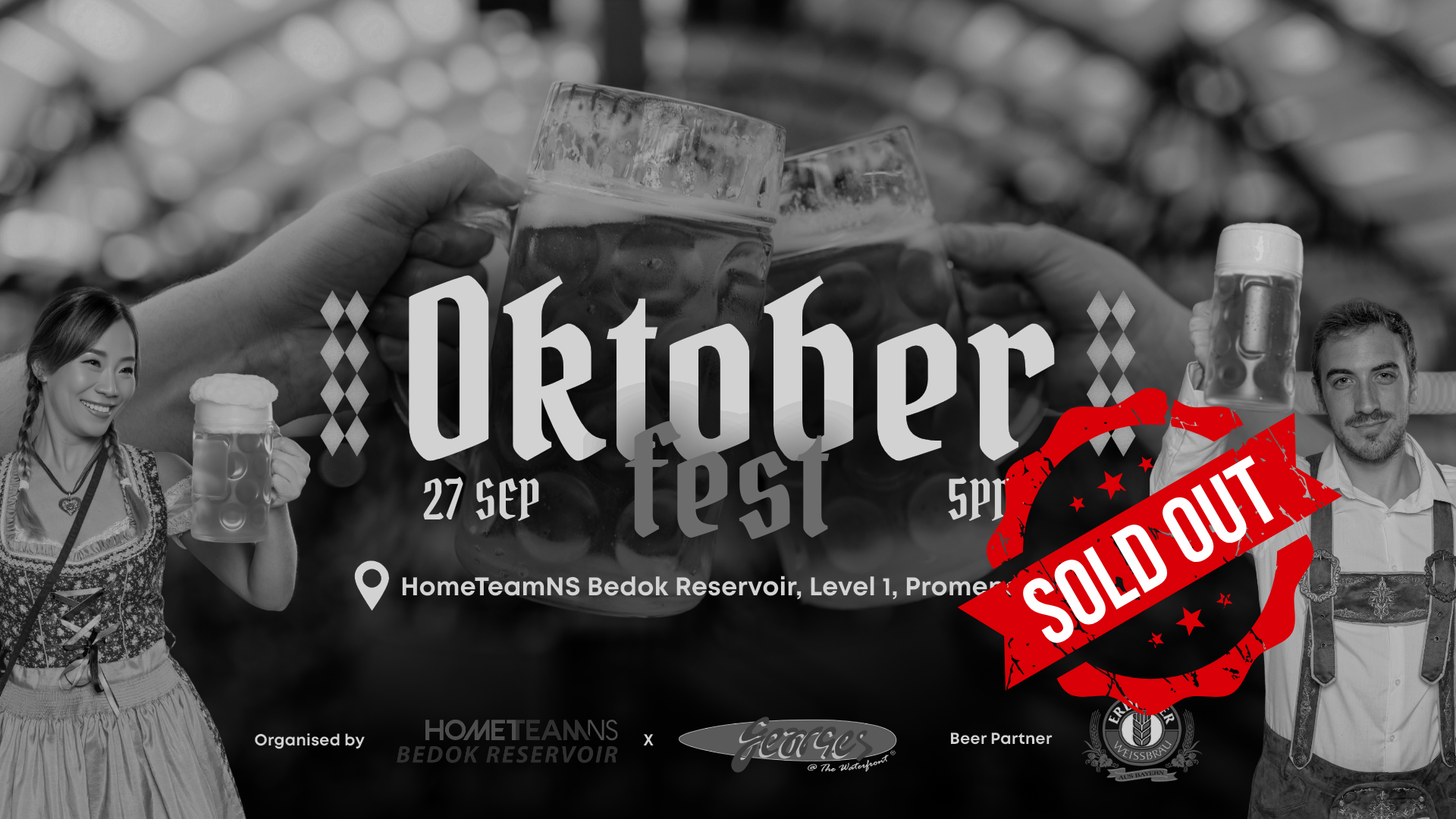Oktoberfest Singapore 2025 at HomeTeamNS Bedok Reservoir Oktoberfest Sold Out
