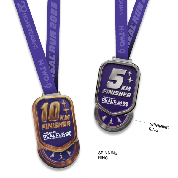 REAL Run 2025 11 REAL Run 2025 RR2025 Finisher Medals