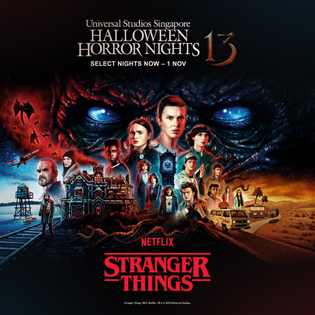 Halloween Horror Nights 13 at Universal Studios Singapore Stranger Things KV 1200x1200 with Legal Lines