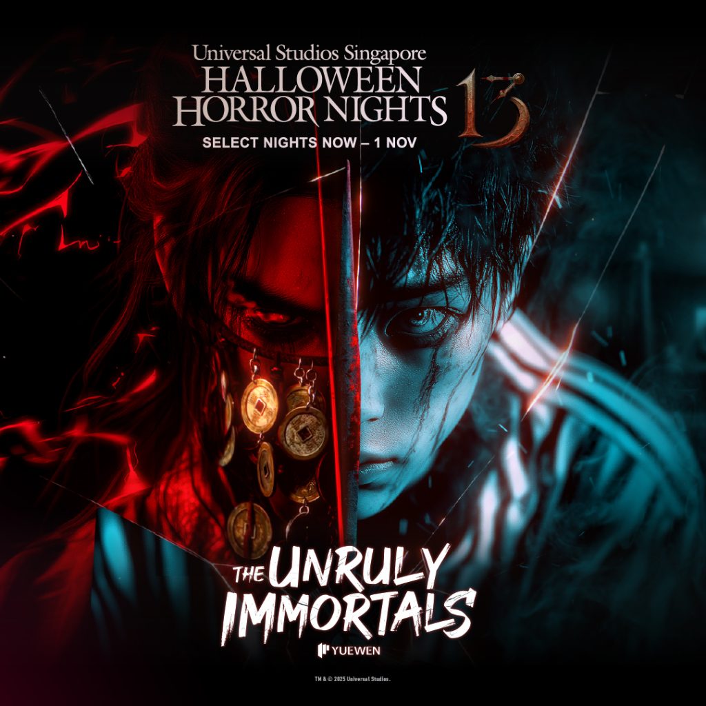Halloween Horror Nights 13 at Universal Studios Singapore Unruly Immortals KV 1200x1200 with Legal Lines