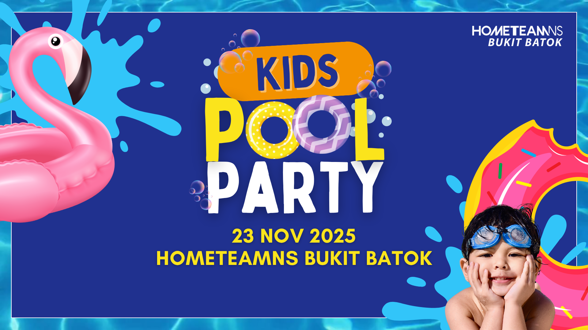 Kids Pool Party at HomeTeamNS Bukit Batok 2025