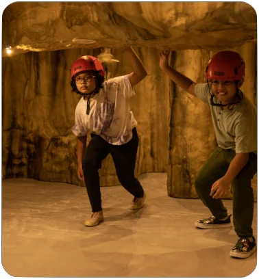 Adventure HQ 31 Delve through depths in our indoor artificial cave.