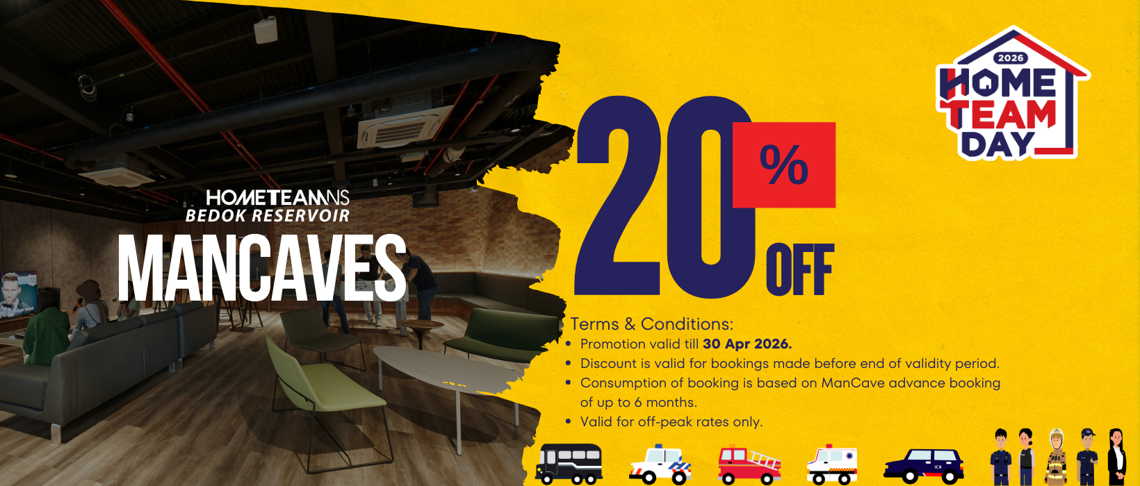 ManCaves at HomeTeamNS Bedok Reservoir Home Team Day 26 Mancaves BR