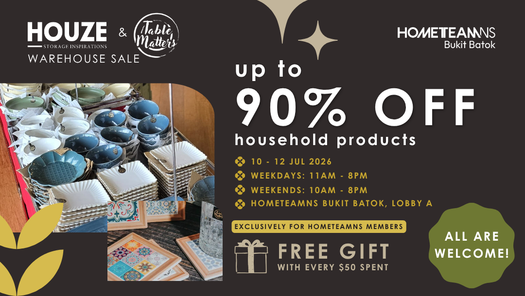 Kitchenware Sale at HomeTeamNS Bukit Batok