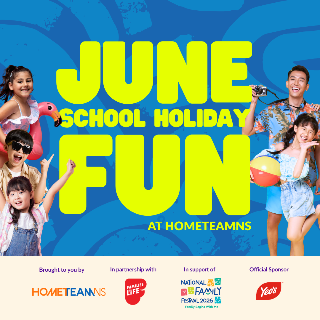 June School Holiday Fun with HomeTeamNS June School Holiday 2026 Mobile Banner