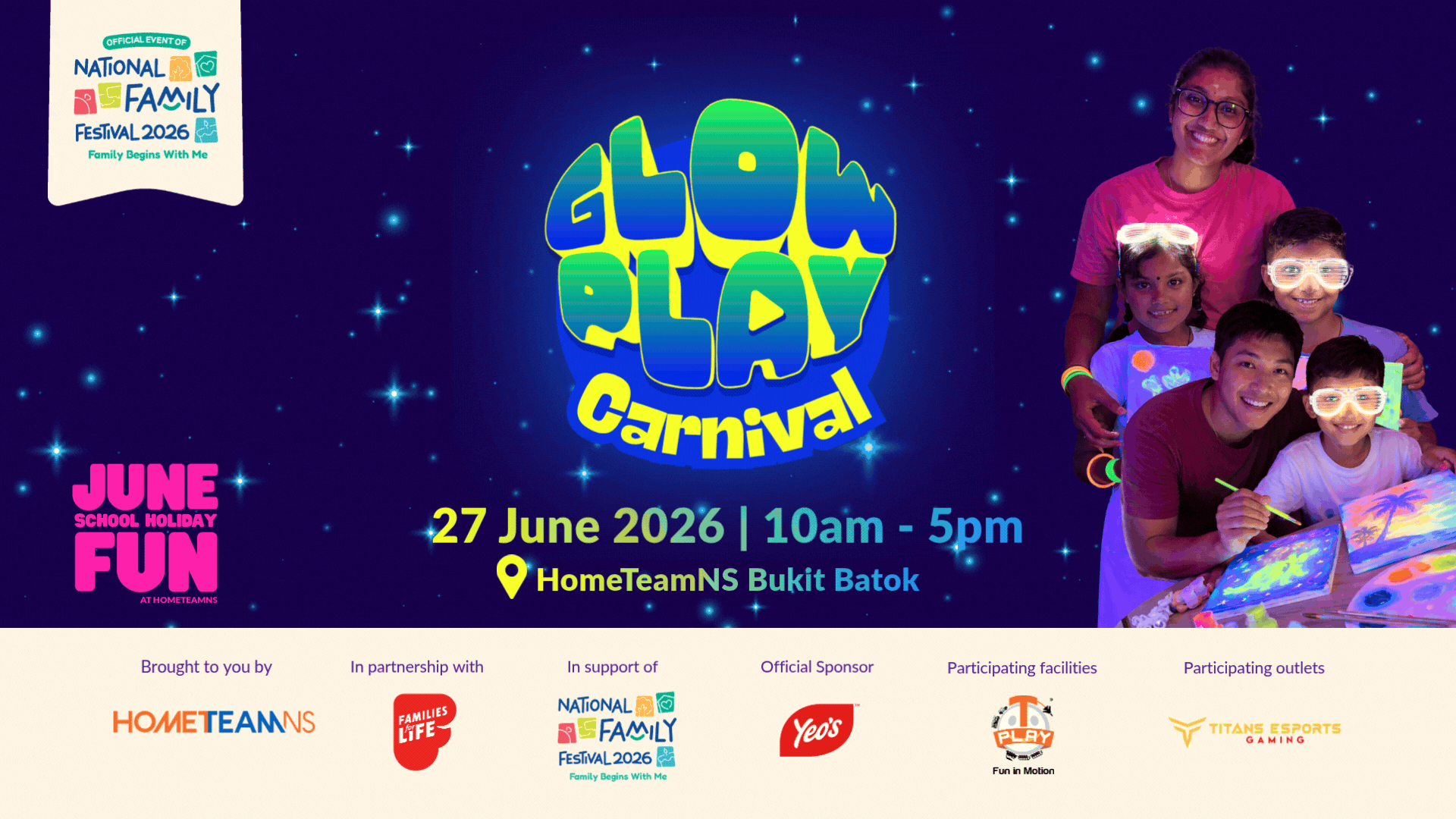 Glow Play Carnival at HomeTeamNS Bukit Batok | 27 June Glow Play Carnival 2026 KV 5