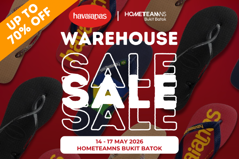 Havaianas Warehouse Sale at HomeTeamNS Bukit Batok