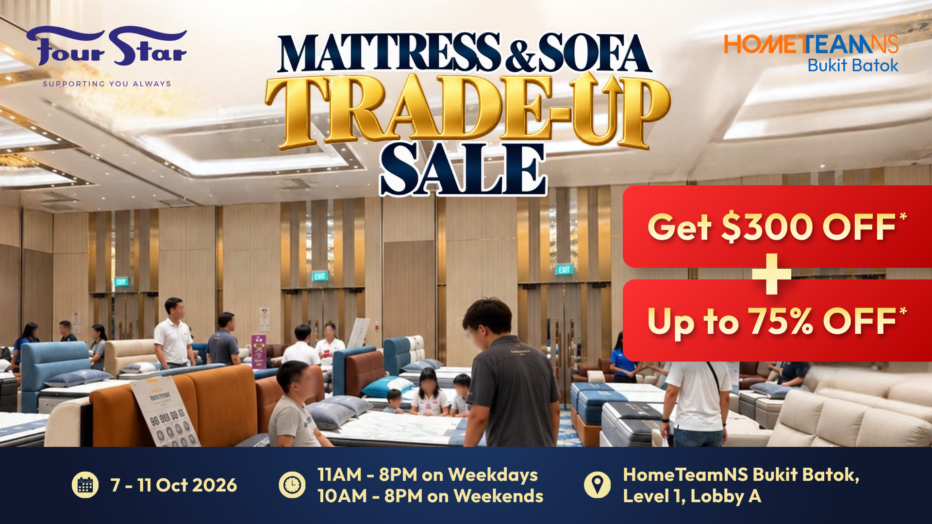 Four Stars at HomeTeamNS Bukit Batok | 7 - 11 Oct