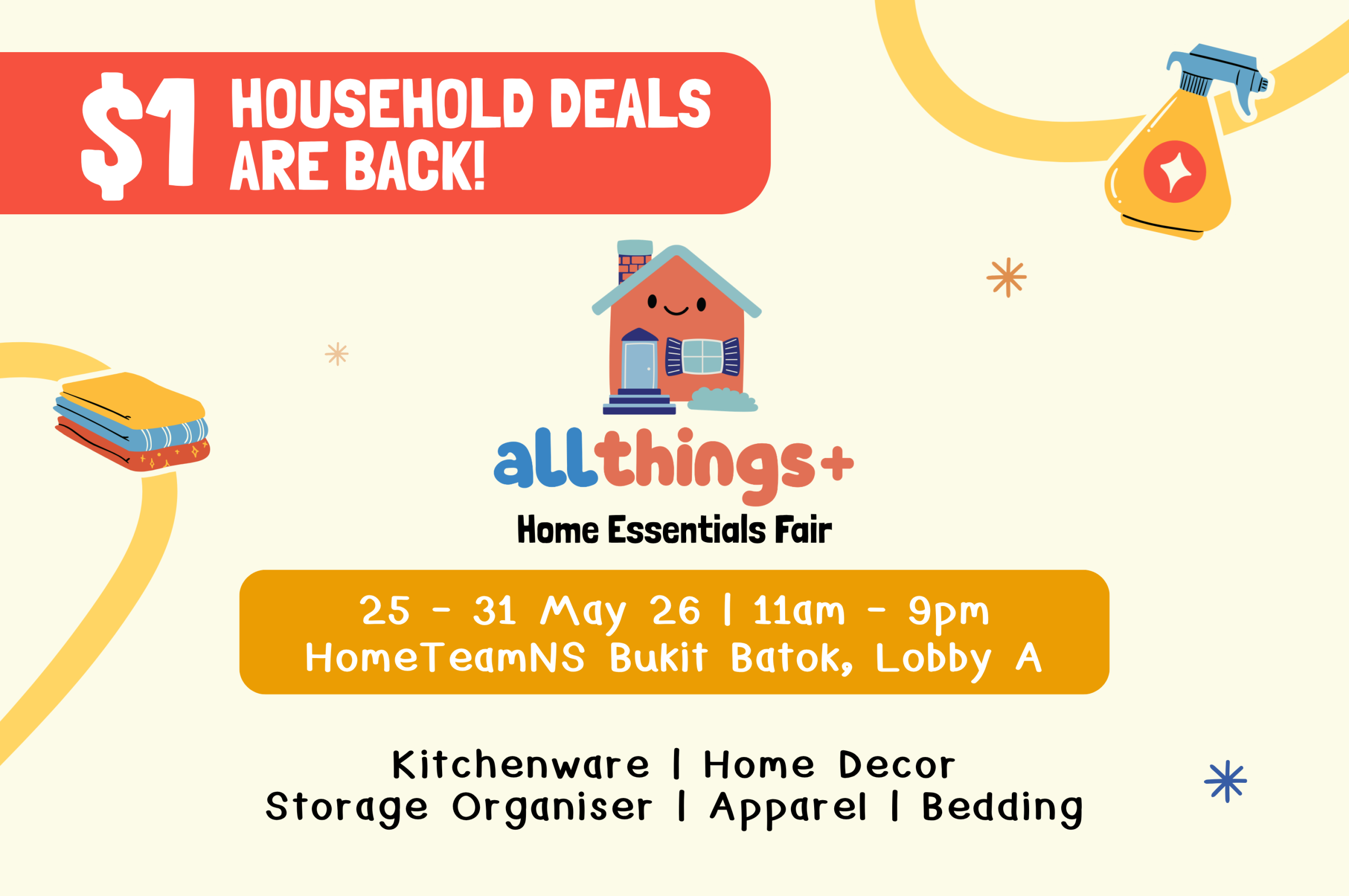All Things+ Household Fair at HomeTeamNS Bukit Batok