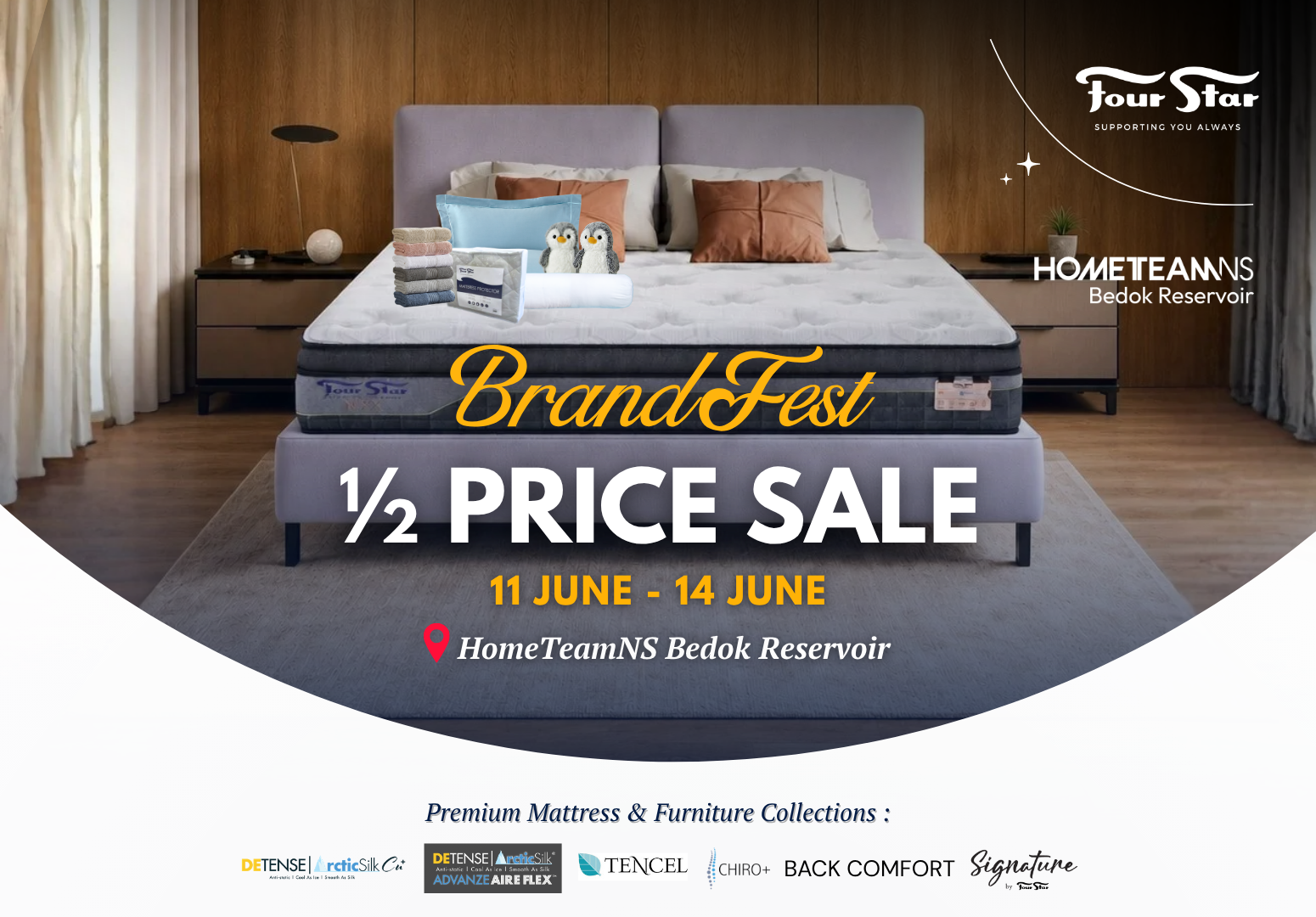 Four Star Brandfest Sale @ HomeTeamNS Bedok Reservoir