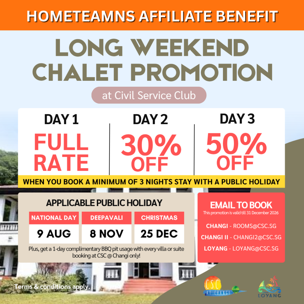 CSC Affiliate Programme CSC Long Weekend Chalet Promo valid till 31 Dec