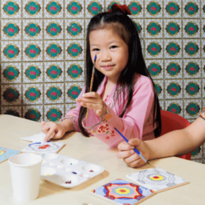 Celebrate SG61 National Day with HomeTeamNS Bedok Reservoir tile painting 1