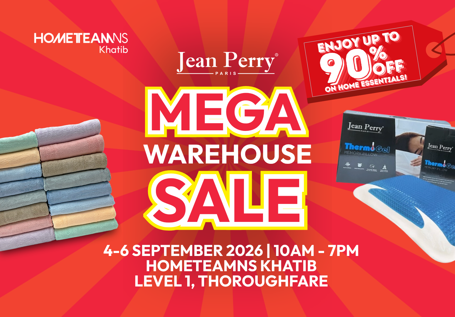 Bedok Reservoir Clubhouse 22 Jean Perry Mega Warehouse Sale at HomeTeamNS Khatib