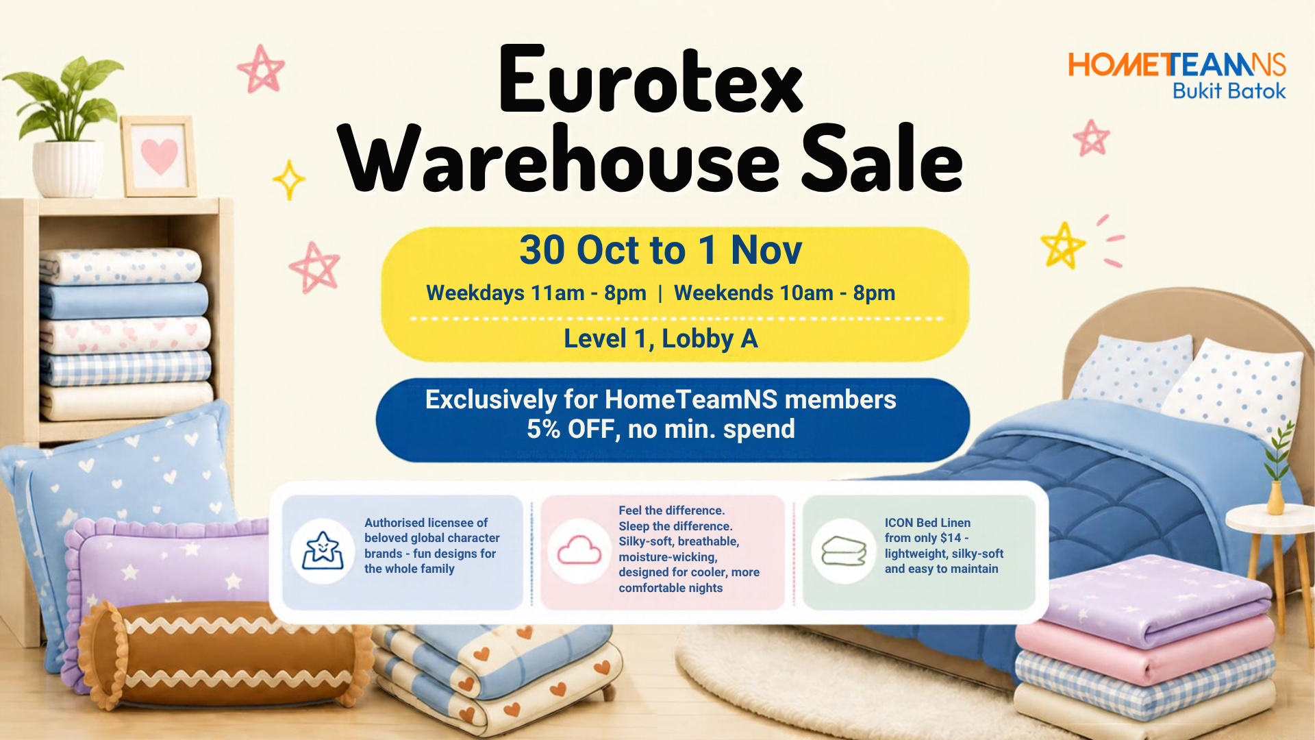 Eurotex | 30 Oct - 1 Nov 2026 Eurotex Warehouse Sale social post 1